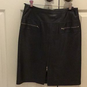 Leather skirt